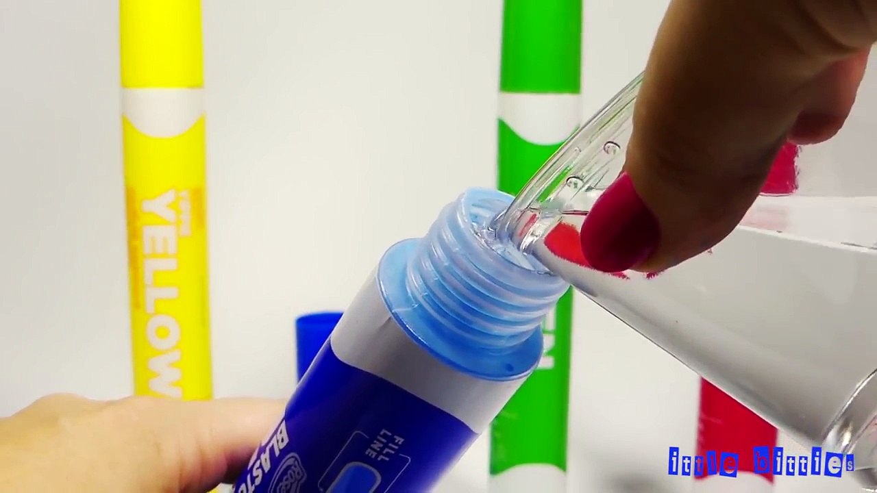 ᴴᴰ ABCDEFGHIJKLMNOPQRSTUVWXYZ Learn ABC with Jumbo Paint Markers Giant Rose Art Washable Sidewalk C