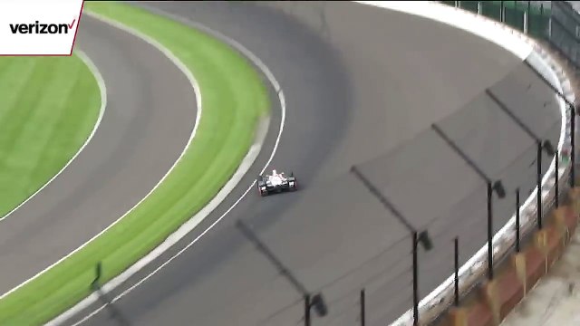 Le crash de Sebastien Bourdain lors des qualifs des 500 miles d'Indianapolis