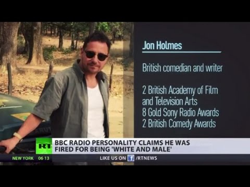 BBC presenter claims he was fired for being a white man