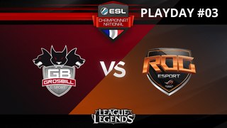 LoL - GrosBill vs ASUS ROG - ESL Championnat National - Summer 2017