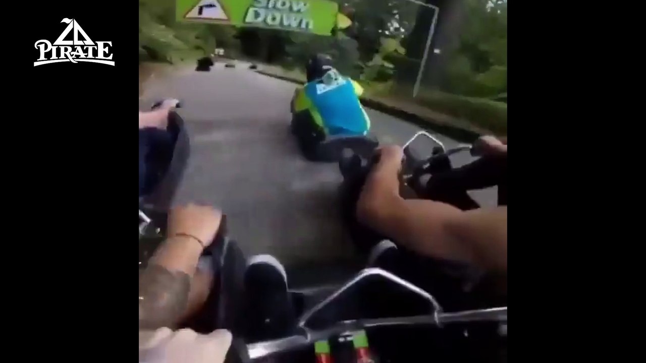 Une bonne descente en Kart