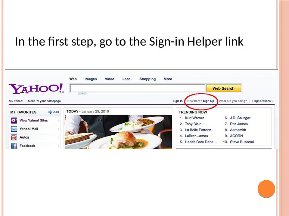 Resolve yahoo mail sign in issues.