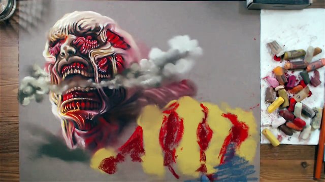 Dessiner le Titan Colossal L'attaque des Titans