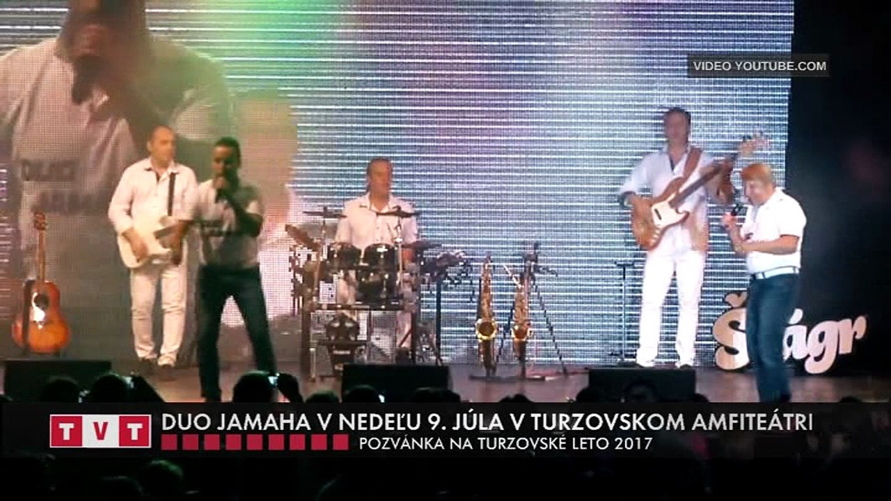 DUO JAMAHA V NEDEĽU 9. JÚLA V TURZOVSKOM AMFITEÁTRI