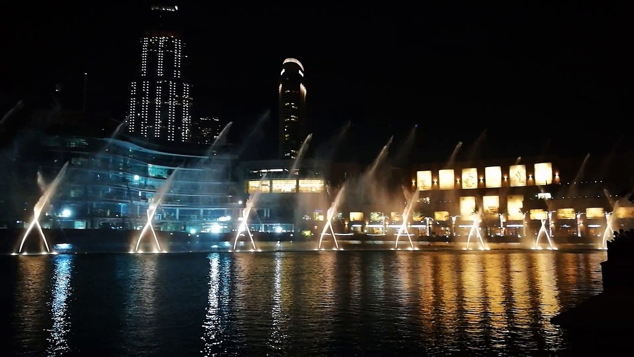 Fontanny w Dubaju