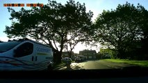 Intercleanse driver thinks it's ok to park across a roundabout