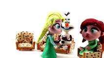 CRAZY Elsa gets EATEN by Play Doh - Disney Frozen Princess Stop Motion Movi