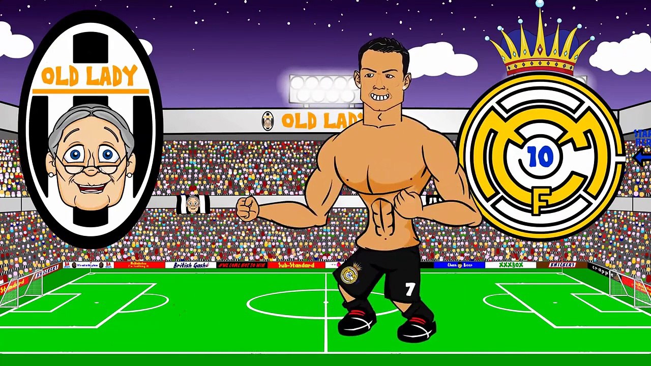 JUVENTUS vs REAL MADRID 2-1 Parody Champions League Semi-final 2015