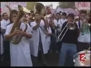 Sarko-Santé - Manifestation d'internes