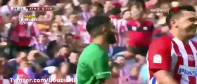 ابداع محرز مع رونالدينيو في مباراة اساطير كرة القدم (28-05-2017)