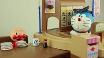 Doraemon Rika-chan round and round rotation sushi toy video