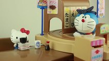 Doraemon Rika-chan round and round rotation sushi toy video