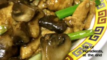 Chinese Stir Fry Chicken with Mushrooms (Moo Goo Gai Pan) 蘑菇鸡片