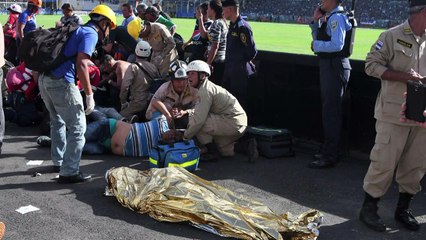 Cuatro muertos por avalancha en estadio de Honduras