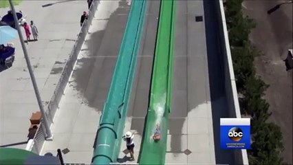 Un enfant de 10 ans a été violemment éjecté d'un toboggan lors de l'inauguration d'un parc aquatique