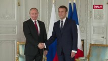 Rencontre entre Emmanuel Macron et Vladimir Poutine à Versailles