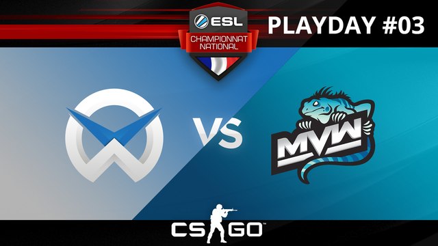 CS:GO - WySix vs MvW - Overpass - ESL Championnat National - Summer 2017 - Map 1