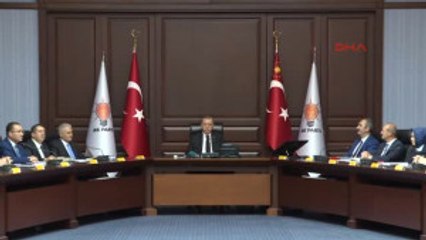 Cumhurbaşkanı Erdoğan, AK Parti Mkyk Toplantısına Katıldı