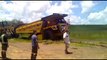 construction equipment stuck in mud, excavator gets stuck excavator fail, tractor mudding