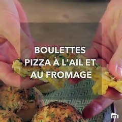 Boulette Pizza À L'ail Et Au Fromage
