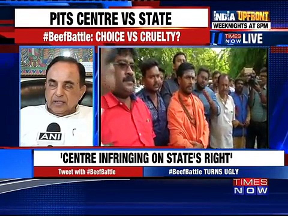 Subramanian Swamy Demands Sonia Gandhi's Apology Over Butchering Of A Calf In Kerala