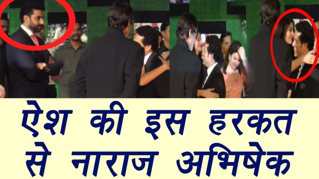 Aishwarya Rai HUGGING Sachin Tendulkar makes Abhishek ANGRY | FilmiBeat
