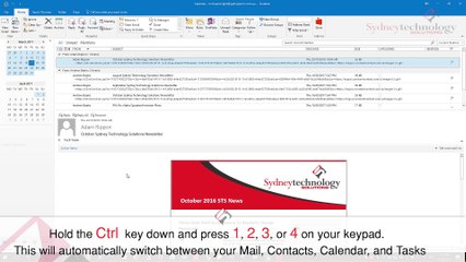 Sydney Technology Solutions | 5 Outlook Shortcuts to Save Your Time