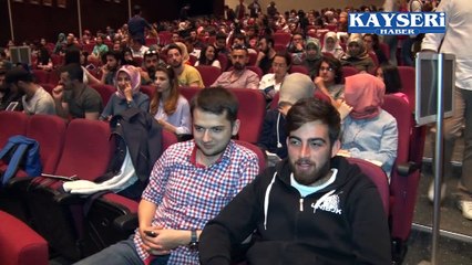 (29 MAYIS 2017) HARVARD LİSTESİNDEKİ TEK TÜRK BİLİM İNSANI  ERCİYES ÜNİVERSİTESİ’NDE ÖĞRENCİLERLE BULUŞTU…
