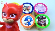 Сups Stacking Surprise Play Doh Clay Tom and Jerry Spiderman Peppa Pig PJ Masks Talking To
