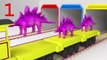 Learn Colors & Numbers for Children with REX Dinosaurs & Animals w Thomas Train | Learning