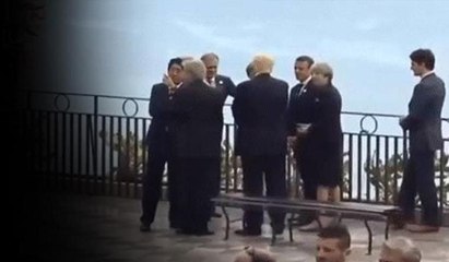 G7 zirvesine bu kare damga vurdu.. Liderler Justin Trudeau'yu yalnız bıraktı