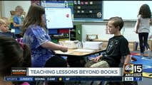 Valley graduate teaching lessons beyond books