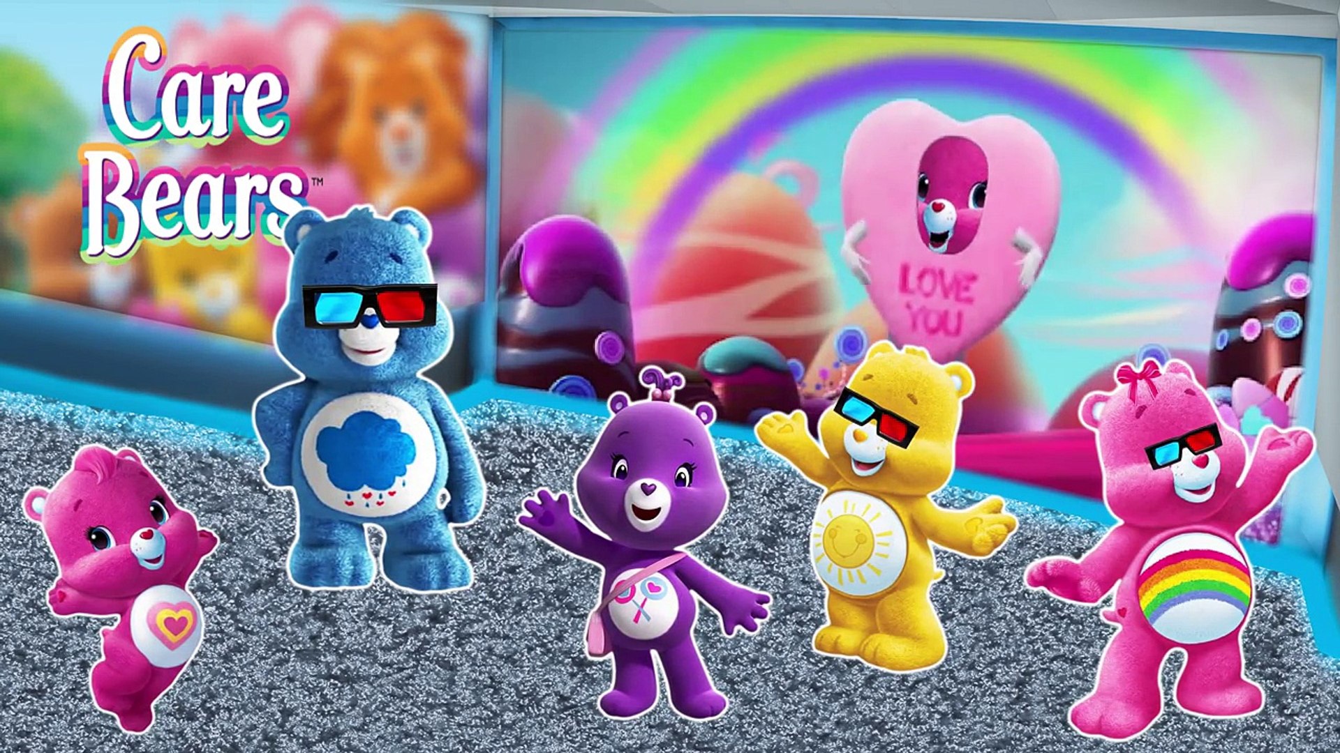 Care Bears, Cars and the Monster Machines in Cinema Finger Family