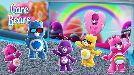 Care Bears, Cars and the Monster Machines in Cinema Finger Family - Nursery Rhymes for Children
