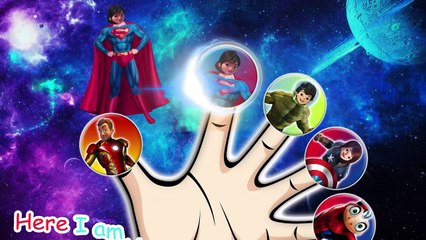 Miles From Tomorrowland and SuperHeroes in Funny Cinema Finger Family - Nursery Rhymes For Chiln