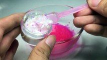 HOW TO MAKE CRYSTAL CLEAR SLIME , LIQUID GLASS THINKING PUTTY - Elieoops