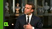 Macron : «Russia Today et Sputnik ne se sont pas comportés comme des journalistes»