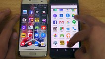 Samsung galaxy s7 edge vs Huawei nexus 6p androfse