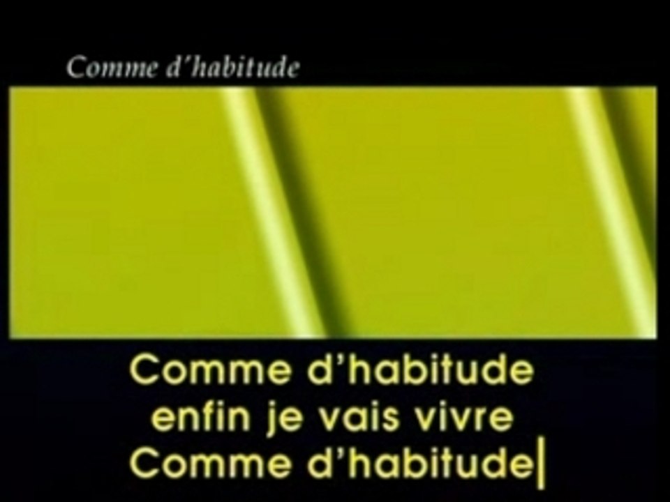 Claude François- Comme d'habitude