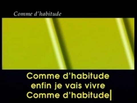 Claude François- Comme d'habitude
