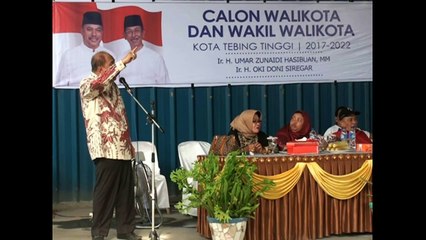 TEBING TINGGI - PASLON WALIKOTA BANTAH MAHAR POLITIK