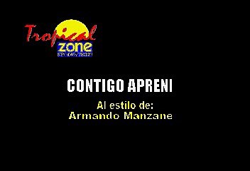 Armando Manzanero - Contigo aprendi (Karaoke)