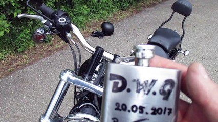 Baptême première harley dyna wide glide 2011