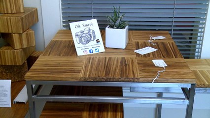 Vancouver PhD student gives used chopsticks new life as furniture