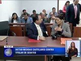 Dictan medidas cautelares contra titular de CEDATOS