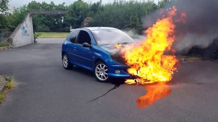 Feu de voiture