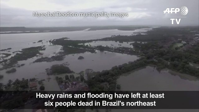 Brazil: 6 killed, 30,000 displaced in floods