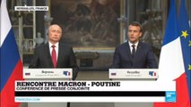 REPLAY - Rencontre entre Emmanuel Macron et Vladimir Poutine au Château de Versailles