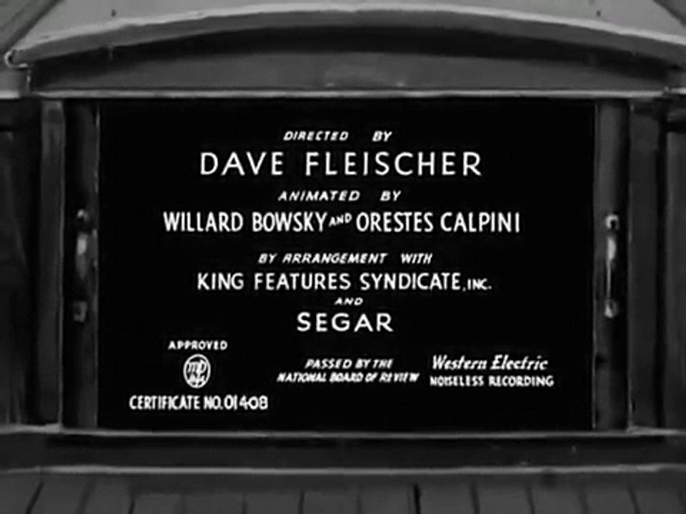 Popeye (1933) E 51 I Never Changes My Altitude