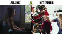 Weihnachten alleine VS. Weihnachten mit Familie -rJd32ZydeFg